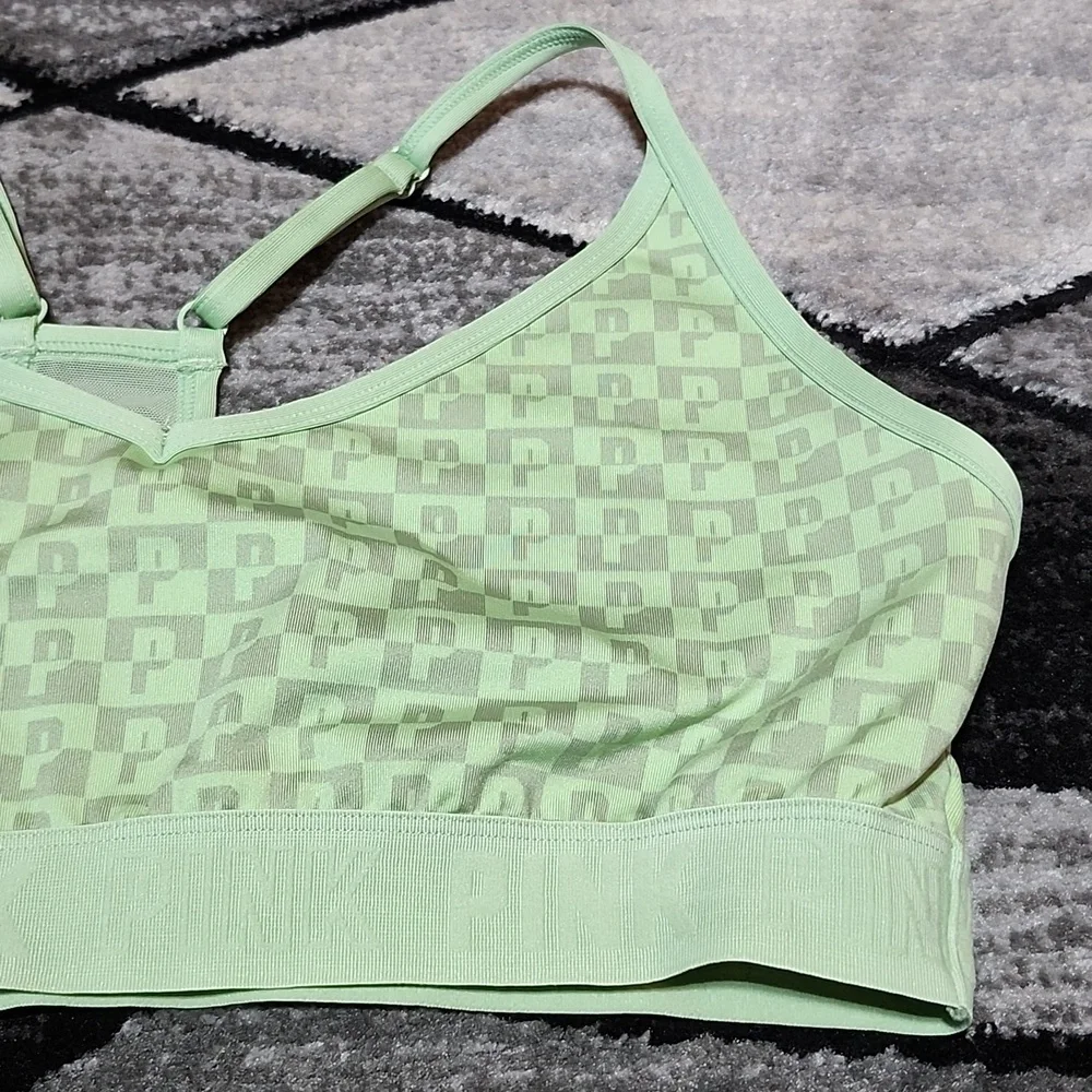 VS PINK ACTIVE 2022 ULTIMATE UNLINED MESH RACERBACK SPORTS BRA XL